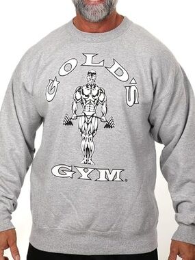 #204- Men's Gold’s Gym Gray Crewneck Sweatshirt